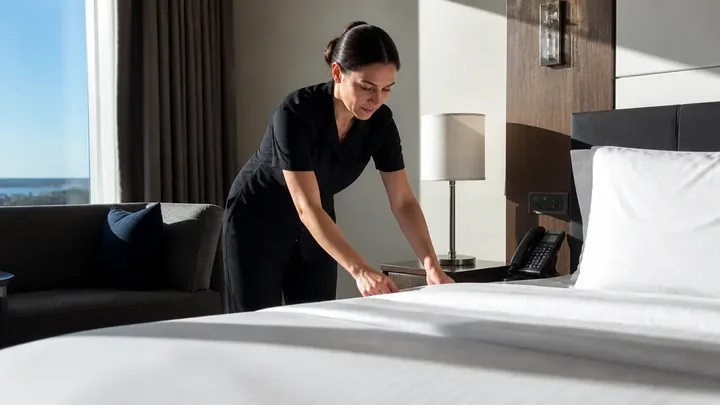 Technique: how rooms get cleaned matters as much as with what